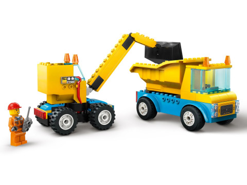 LEGO City 60391 Ciężarówki i dźwig z kulą wyburzeniową - Galeria zdjęcie 4