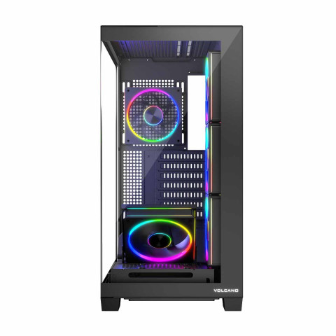 MODECOM OBUDOWA VOLCANO STELLAR ARGB MIDI 5F BLACK - Galeria zdjęcie 13