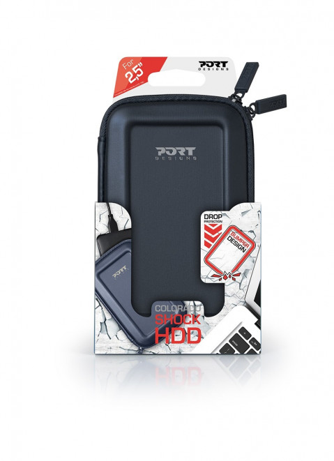 Etui na dysk PORT DESIGNS Colorado 400144 (2,5"; Anti-shock; kolor niebieski) - Galeria zdjęcie 3