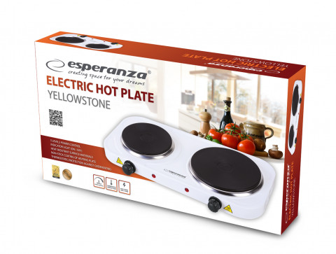 ESPERANZA KUCHENKA ELEKTRYCZNA BIAŁA YELLOWSTONE - Galeria zdjęcie 3
