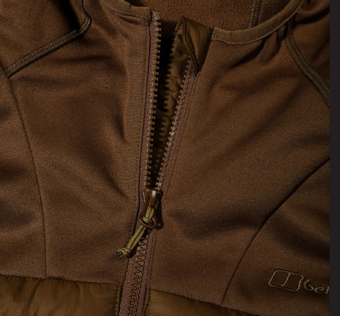 Kurtka hybrydowa męska Berghaus Vaskye Hooded Hybrid Jacket roz. M brązowa - Galeria zdjęcie 3