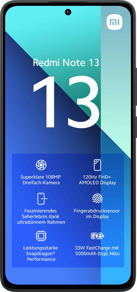 Smartfon Xiaomi Redmi Note 13 8/256GB Czarny - Galeria zdjęcie 2