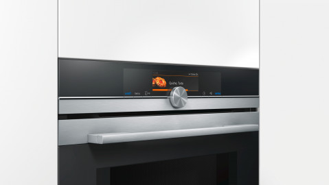 Piekarnik kompaktowy z mikrofalą SIEMENS CM678G4S1 samoczyszczenie pyroliza - Galeria zdjęcie 5