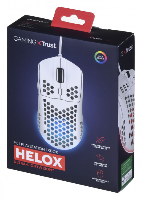 Mysz Gamingowa Trust GXT928W HELOX biała (25389) - Galeria zdjęcie 14
