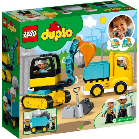 LEGO DUPLO 10931 Ciężarówka i koparka gąsienicowa - Galeria zdjęcie 5