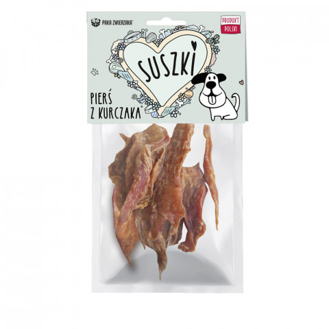 PAKA ZWIERZAKA Suszki Pierś z kurczaka - przysmak dla psa - 100g - Galeria zdjęcie 1