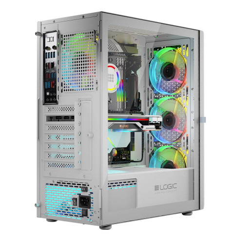 LOGIC OBUDOWA ARAMIS ARGB MIDI USB 3.0 WHITE - Galeria zdjęcie 15