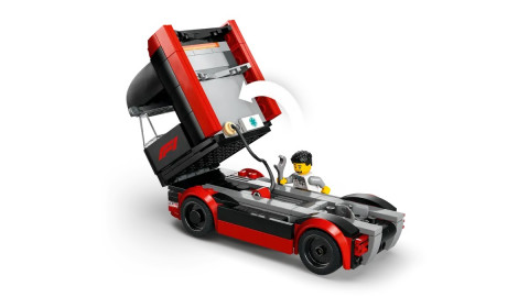 LEGO CITY 60445 F1 Ciężarówka z bolidami RB20 i AMR24 F1 - Galeria zdjęcie 6