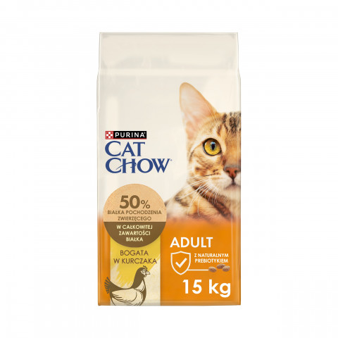 PURINA CAT CHOW Adult Chicken & Turkey 15kg - Galeria zdjęcie 1