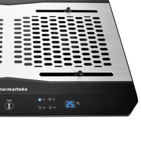 Podkładka chłodząca do laptopa Thermaltake Massive TM (10~17", 2x120mm Fan) aluminium - Galeria zdjęcie 8