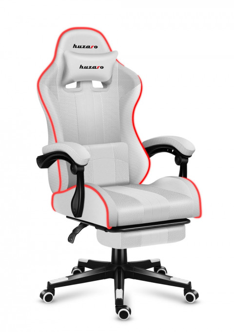 Fotel gamingowy Huzaro Force 4.7 RGB White - Galeria zdjęcie 10