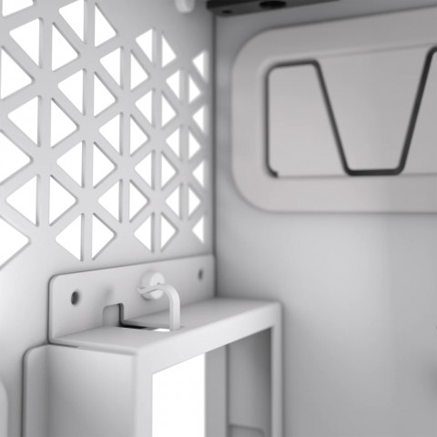 iCUE LINK 6500X RGB Tempered Glass Mid-Tower, White - Galeria zdjęcie 4