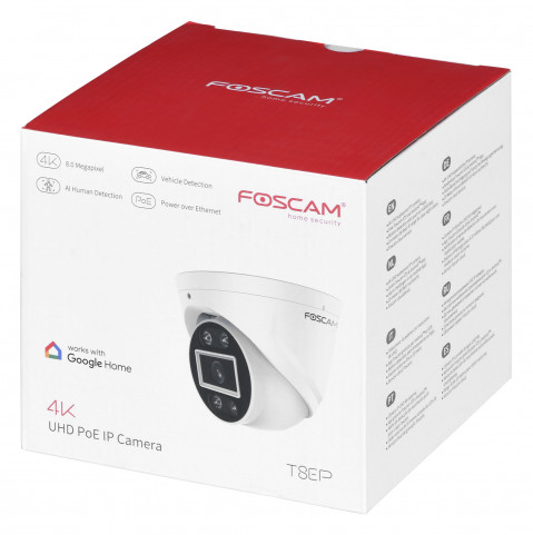 Kamera IP FOSCAM T8EP 8MP POE BIAŁA - Galeria zdjęcie 11