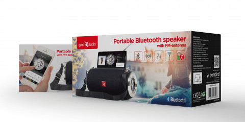 GEMBIRD PRZENOŚNY GŁOŚNIK BLUETOOTH Z RADIEM CZARN - Galeria zdjęcie 5