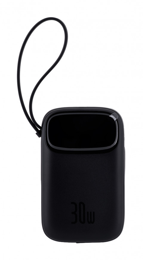 Powerbank Baseus Qpow 2 10000mAh 30W 2xUSB-C (czarny) - Galeria zdjęcie 1