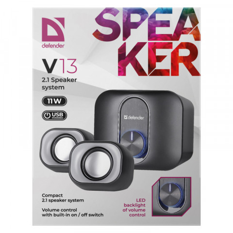 DEFENDER GŁOŚNIK V13 2.1 11W USB - Galeria zdjęcie 4