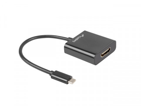 LANBERG ADAPTER USB-C 3.1 (M) -> HDMI (F) 15CM - Galeria zdjęcie 2