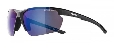 Okulary na rower ALPINA DEFEY HR kolor BLACK szkło BLUE MIRROR Cat.3 - Galeria zdjęcie 1
