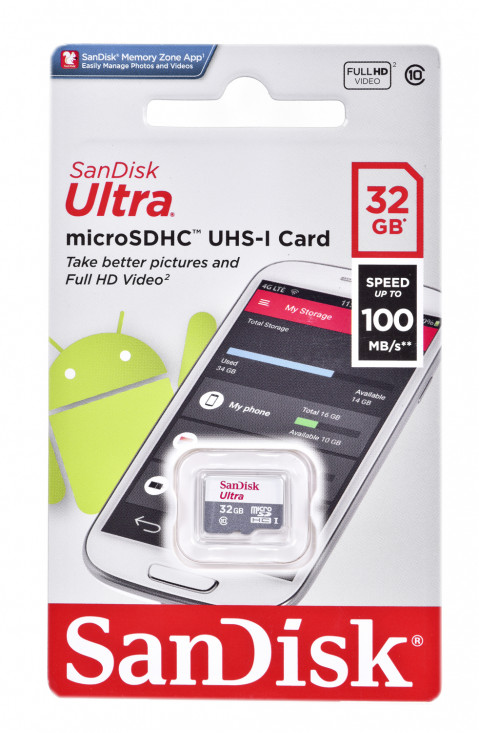 SANDISK ULTRA microSDHC 32 GB 100MB/s - Galeria zdjęcie 1