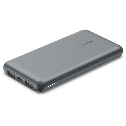 Powerbank Belkin BoostCharge Power Bank 10K 2xUSB-A + 1xUSB-C 10000mAh 15W Grey - Galeria zdjęcie 2