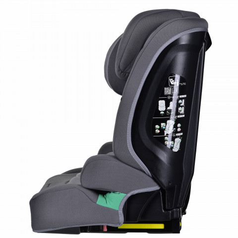 Kinderkraft fotel SAFETY FIX 2 i-Size 9-36kg Szary 5VAT - Galeria zdjęcie 5