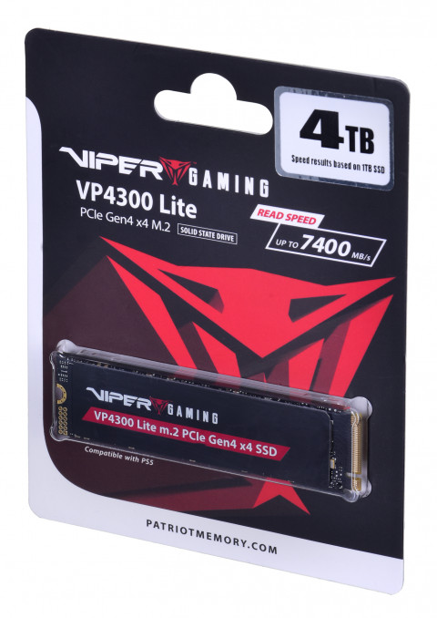 SSD Patriot Viper VP4300L M.2 PCI-Ex4 NVMe 4TB - Galeria zdjęcie 2