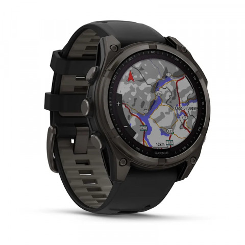 Zegarek Garmin Fenix 8 Solar Sapphire Titanium Carbon Grey - Galeria zdjęcie 3