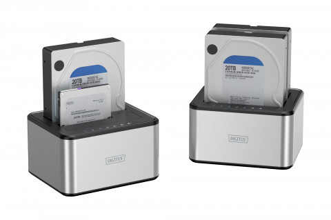 DIGITUS Stacja dokująca USB 3.0 z dwoma dyskami twardymi SATA 2,5"/3,5 - Galeria zdjęcie 4