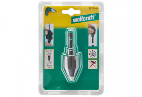 Uchwyt wiertarski szybkomocujący Wolfcraft 0,5-6,5mm - Galeria zdjęcie 2