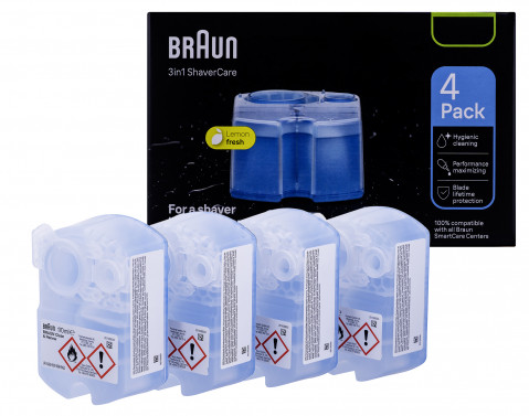 Wkład czyszczący BRAUN do golarki 4 pack - Galeria zdjęcie 1