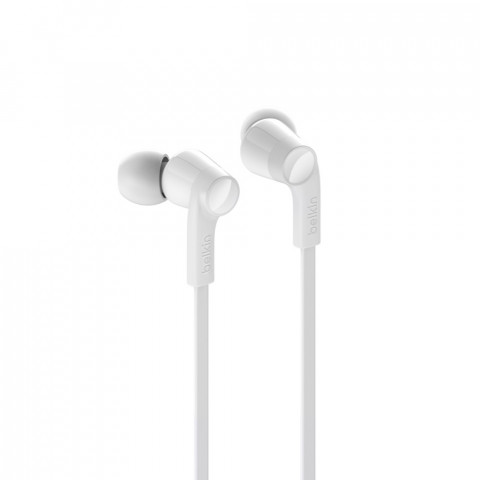 BELKIN SŁUCHAWKI PRZEWODOWE USB-C DOUSZNE BIAŁE - Galeria zdjęcie 2