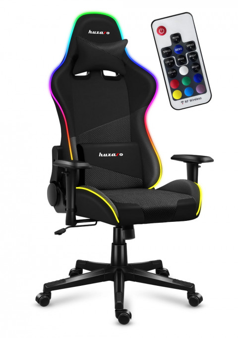 Fotel gamingowy Huzaro Force 6.2 Black RGB - Galeria zdjęcie 4
