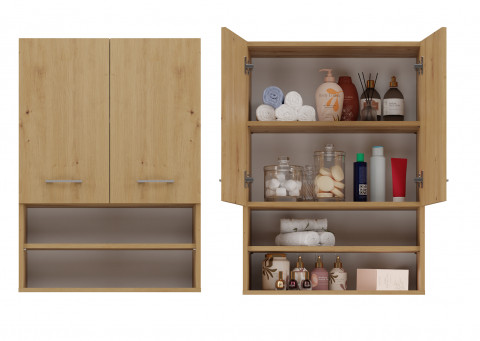 Szafka nad pralkę POLA MINI DK 64x30xH90 artisan - Galeria zdjęcie 1