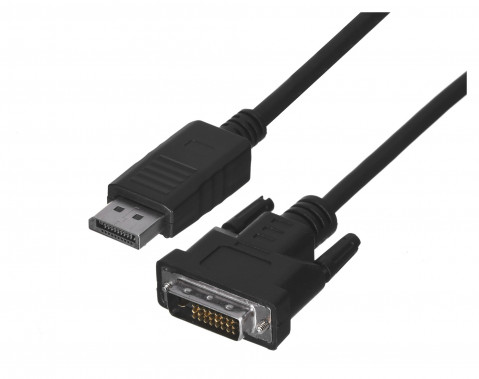 LANBERG KABEL DP (M) V1.2 -> DVI-D (M)(24+1) 1M - Galeria zdjęcie 1