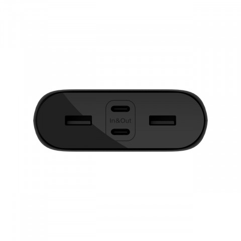 Powerbank Belkin BoostCharge 32W PD PPS 4-Port Power Bank 26K 2xUSB-A + 2xUSB-C 26000mAh 32W Black - Galeria zdjęcie 2