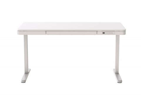Biurko ACTIVEJET z elektryczną regulacją wysokości 140x70 ET119W-C biały - Galeria zdjęcie 2