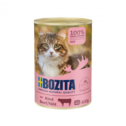 BOZITA Pasztet z wołowiną - mokra karma dla kota - 400g - Galeria zdjęcie 1