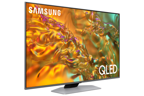 Telewizor Samsung QE55Q80DATXXH QLED 55'' 4K Ultra HD 120Hz Tizen Dolby Atmos Srebrny - Galeria zdjęcie 7