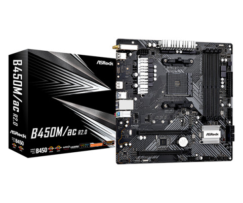 Płyta główna Asrock B450M/AC R2.0 - Galeria zdjęcie 1