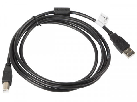 Lanberg kabel usb 2.0 am-bm 1.8m, ferryt, czarny ca-usba-11cc-0018-bk - Galeria zdjęcie 2