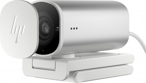 Kamera internetowa HP 960 4K Streaming USB srebrna 695J6AA - Galeria zdjęcie 4