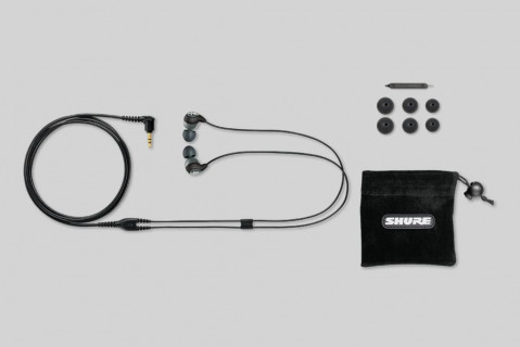 Shure SE112-GR-EFS - Słuchawki douszne, szare - Galeria zdjęcie 3