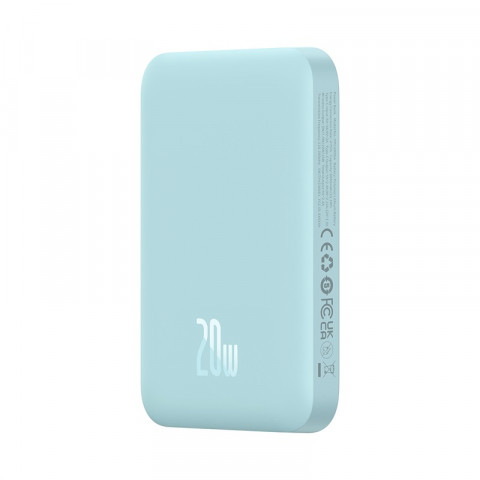 Powerbank Baseus Magnetic Mini Air 6000mAh (niebieski) - Galeria zdjęcie 3