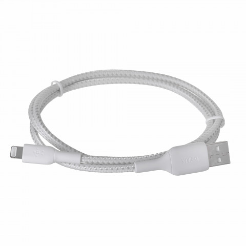 Kabel Belkin BoostCharge Braided Lightning to USB-A Cable 1m oplot White - Galeria zdjęcie 5