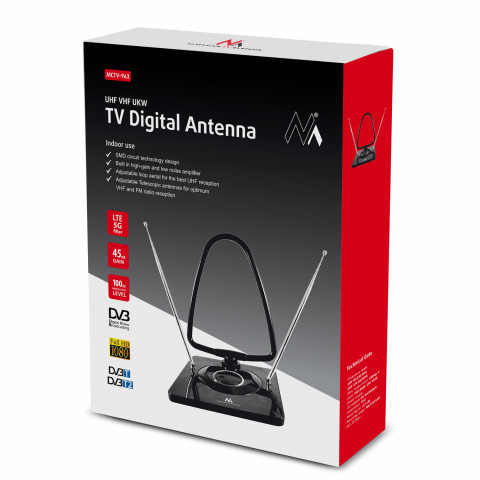 Maclean MCTV-963 Antena TV Radio DVB-T pokojowa - Galeria zdjęcie 7