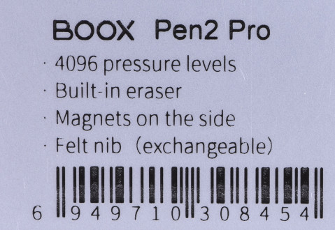 Onyx Boox Pen 2 Pro rysik z gumką Czarny - Galeria zdjęcie 6
