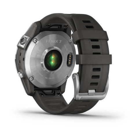 Zegarek Garmin Fenix 7 Standard Edition (47 mm) Silver / Graphite Band - Galeria zdjęcie 6