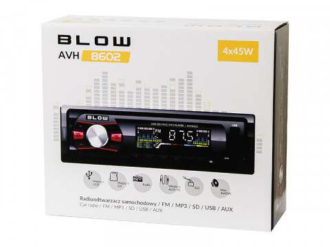 BLOW RADIO AVH-8602 MP3/USB/SD/MMC - Galeria zdjęcie 4