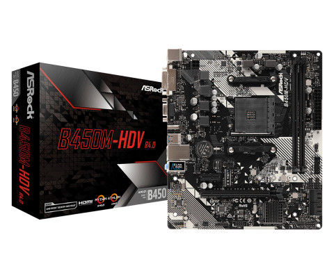Płyta główna AsRock B450M-HDV R4.0 - Galeria zdjęcie 1
