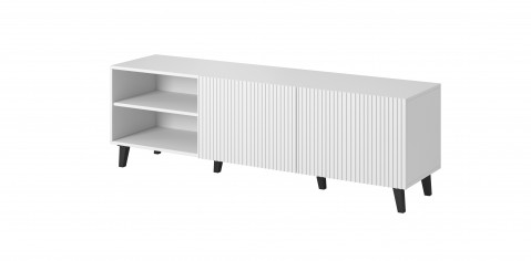 Szafka RTV PAFOS 150x40x52 biały mat - Galeria zdjęcie 1